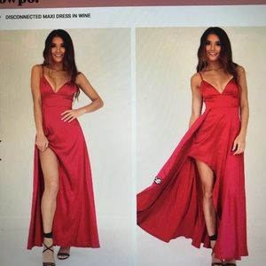 Long Red Maxi Dress Formal